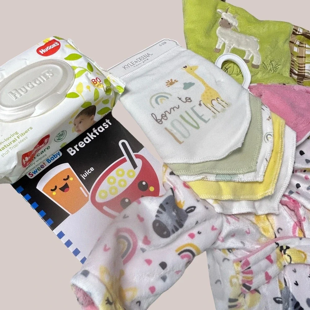 Zak & Zoey Cat & Jack Kyle & Deena Baby Essentials Bundle 0-12M NWT